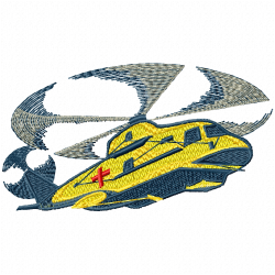 Airplanes Embroidery Design 6